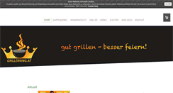 Desktop Screenshot of grillerking.at